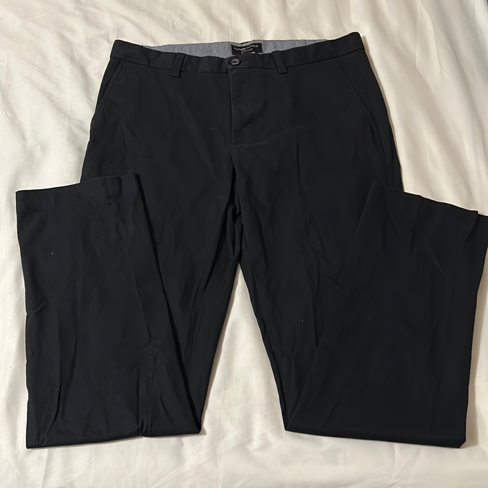 Banana Republic Aiden Chino Black Pants